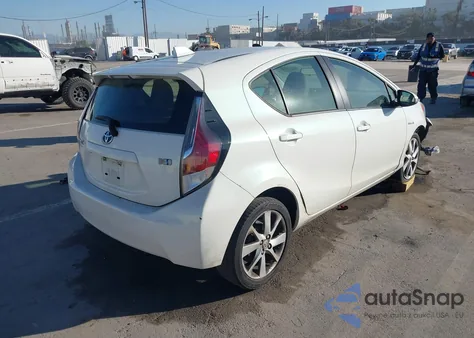 2015 Toyota Prius C Four from USA, damaged, VIN JTDKDTB35F1086351